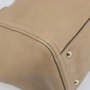 GUCCI Soho Hand Bag Leather Beige Gold Tone 282309 Auth 209658V-11