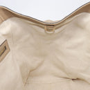 GUCCI Soho Hand Bag Leather Beige Gold Tone 282309 Auth 209658V-18