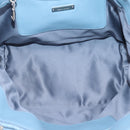 Miu Miu Matelasse Chain Shoulder Bag Leather 2way Light Blue Silver Auth 209659M-22