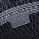 Christian Dior Lamb Skin Canage Lady Dior Hand Bag 2way Gray Auth 209660SAV-20