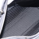 Christian Dior Lamb Skin Canage Lady Dior Hand Bag 2way Gray Auth 209660SAV-21