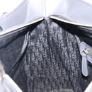 Christian Dior Lamb Skin Canage Lady Dior Hand Bag 2way Gray Auth 209660SAV-23