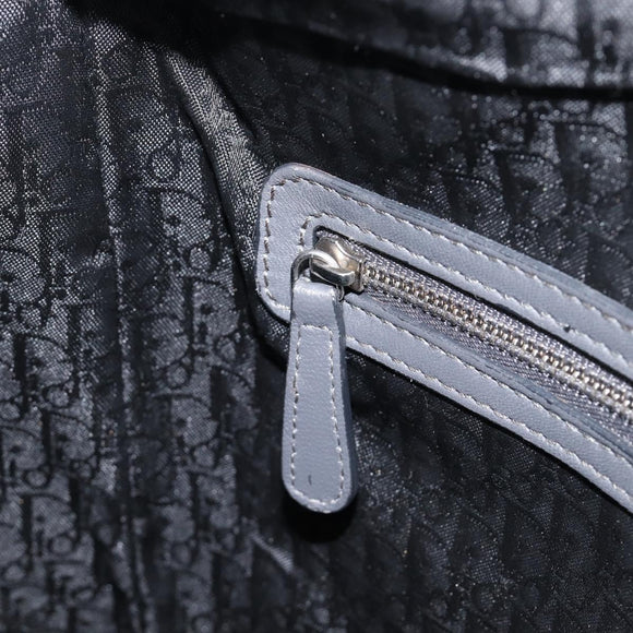 Christian Dior Lamb Skin Canage Lady Dior Hand Bag 2way Gray Auth 209660SAV