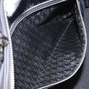 Christian Dior Lamb Skin Canage Lady Dior Hand Bag 2way Gray Auth 209660SAV-25