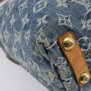 LOUIS VUITTON Monogram Denim Buggy PM Shoulder Bag Blue M95049 LV Auth 209662V-19
