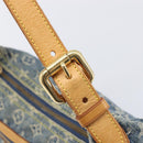 LOUIS VUITTON Monogram Denim Buggy PM Shoulder Bag Blue M95049 LV Auth 209662V-9