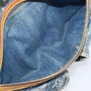 LOUIS VUITTON Monogram Denim Buggy PM Shoulder Bag Blue M95049 LV Auth 209662V-24