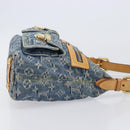 LOUIS VUITTON Monogram Denim Buggy PM Shoulder Bag Blue M95049 LV Auth 209662V-3