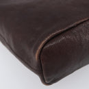 Miu Miu Shoulder Bag Leather Brown Auth 209665V-13