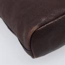 Miu Miu Shoulder Bag Leather Brown Auth 209665V-15