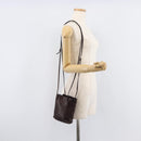 Miu Miu Shoulder Bag Leather Brown Auth 209665V-22