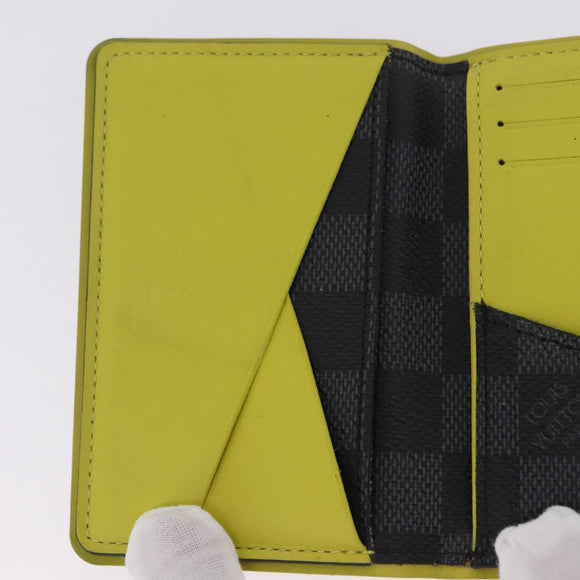 LOUIS VUITTON Damier Graphite Organizer De Poch Card Case N63255 LV Auth 209668A