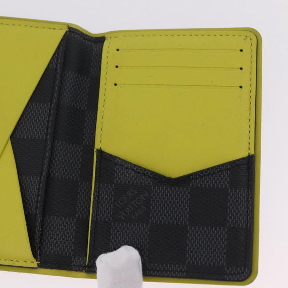 LOUIS VUITTON Damier Graphite Organizer De Poch Card Case N63255 LV Auth 209668A