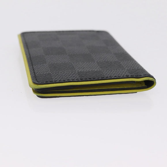 LOUIS VUITTON Damier Graphite Organizer De Poch Card Case N63255 LV Auth 209668A