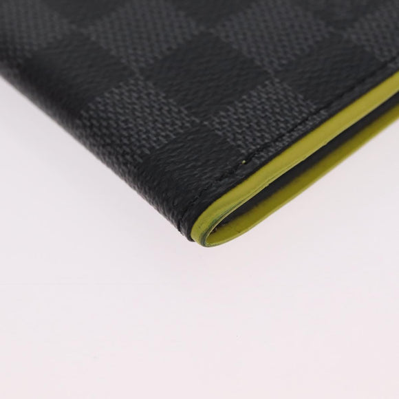 LOUIS VUITTON Damier Graphite Organizer De Poch Card Case N63255 LV Auth 209668A