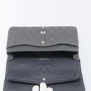 CHANEL Matelasse 25 Chain Shoulder Bag Canvas Gray Silver CC Auth 209670SV-18