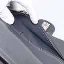 CHANEL Matelasse 25 Chain Shoulder Bag Canvas Gray Silver CC Auth 209670SV-28