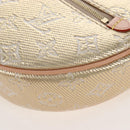 LOUIS VUITTON Monogram Laminated Jacquard Loop Bag Gold M22928 LV Auth 209671SAM-14