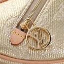 LOUIS VUITTON Monogram Laminated Jacquard Loop Bag Gold M22928 LV Auth 209671SAM-17