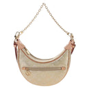 LOUIS VUITTON Monogram Laminated Jacquard Loop Bag Gold M22928 LV Auth 209671SAM-2