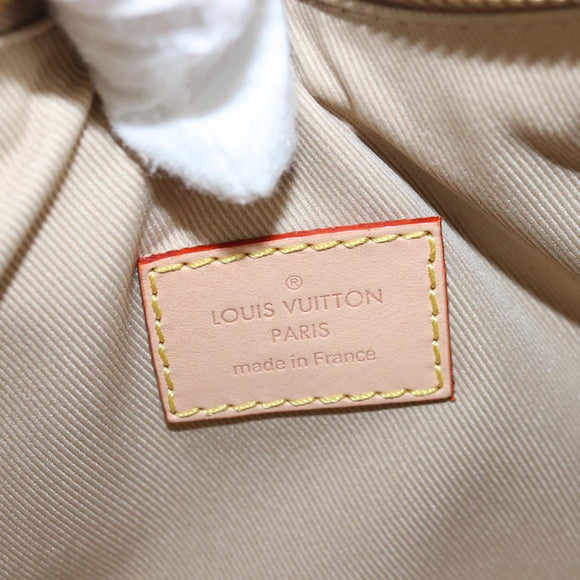 LOUIS VUITTON Monogram Laminated Jacquard Loop Bag Gold M22928 LV Auth 209671SAM