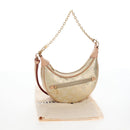 LOUIS VUITTON Monogram Laminated Jacquard Loop Bag Gold M22928 LV Auth 209671SAM-26