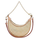 LOUIS VUITTON Monogram Laminated Jacquard Loop Bag Gold M22928 LV Auth 209671SAM-2