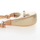 LOUIS VUITTON Monogram Laminated Jacquard Loop Bag Gold M22928 LV Auth 209671SAM-3