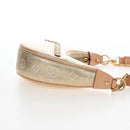 LOUIS VUITTON Monogram Laminated Jacquard Loop Bag Gold M22928 LV Auth 209671SAM-5