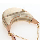 LOUIS VUITTON Monogram Laminated Jacquard Loop Bag Gold M22928 LV Auth 209671SAM-6