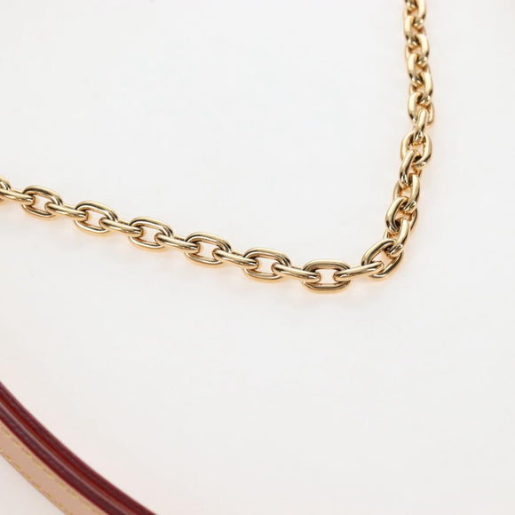 LOUIS VUITTON Monogram Laminated Jacquard Loop Bag Gold M22928 LV Auth 209671SAM