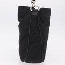 GUCCI Bamboo Shoulder Bag Canvas Black Silver 001 1638 Auth 209672-5