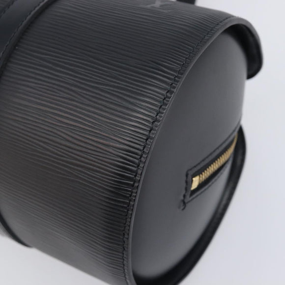 LOUIS VUITTON Epi Soufflot Hand Bag Black M52222 LV Auth 209676V