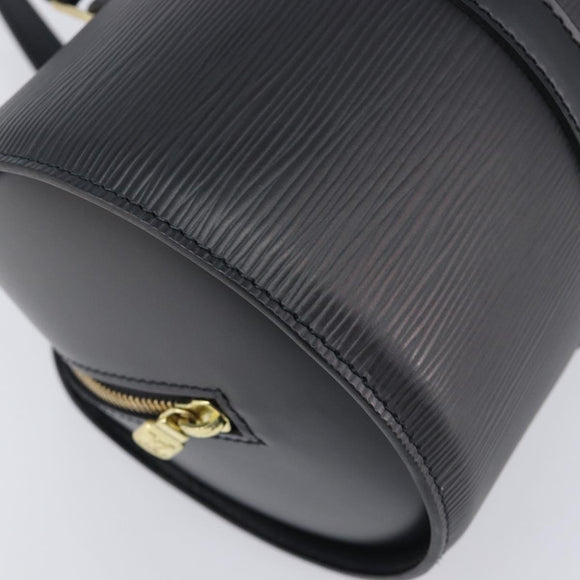 LOUIS VUITTON Epi Soufflot Hand Bag Black M52222 LV Auth 209676V