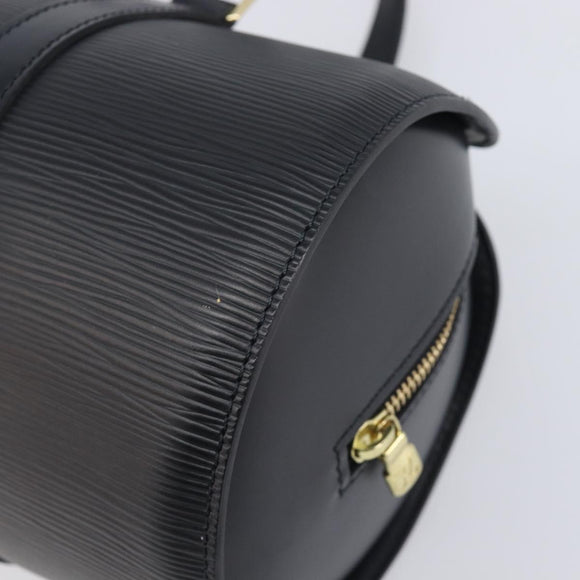 LOUIS VUITTON Epi Soufflot Hand Bag Black M52222 LV Auth 209676V