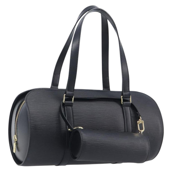 LOUIS VUITTON Epi Soufflot Hand Bag Black M52222 LV Auth 209676V