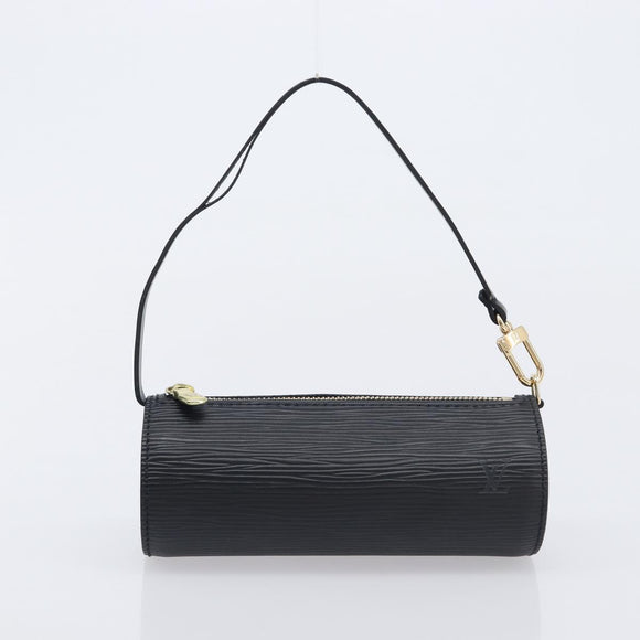 LOUIS VUITTON Epi Soufflot Hand Bag Black M52222 LV Auth 209676V