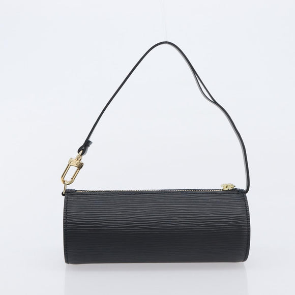 LOUIS VUITTON Epi Soufflot Hand Bag Black M52222 LV Auth 209676V