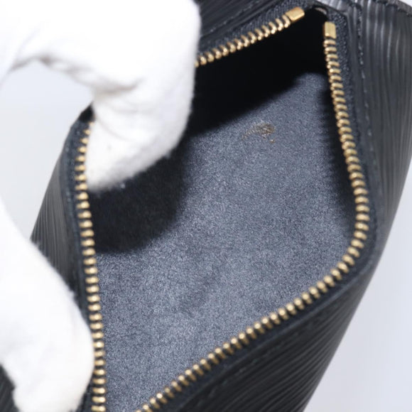 LOUIS VUITTON Epi Soufflot Hand Bag Black M52222 LV Auth 209676V