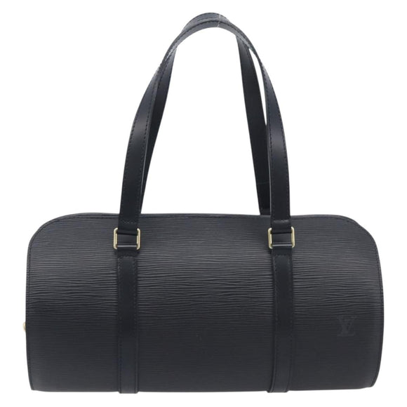 LOUIS VUITTON Epi Soufflot Hand Bag Black M52222 LV Auth 209676V