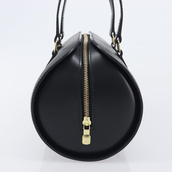 LOUIS VUITTON Epi Soufflot Hand Bag Black M52222 LV Auth 209676V