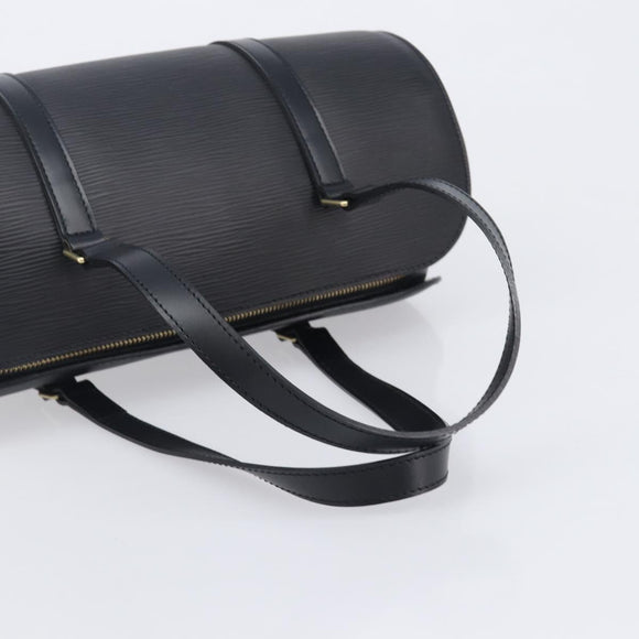 LOUIS VUITTON Epi Soufflot Hand Bag Black M52222 LV Auth 209676V