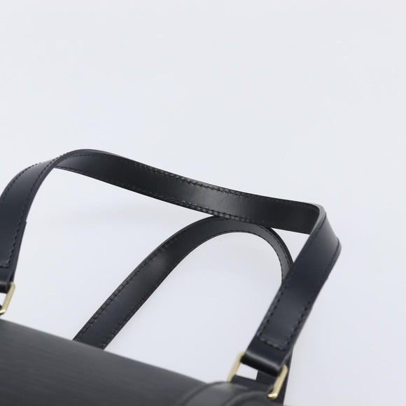 LOUIS VUITTON Epi Soufflot Hand Bag Black M52222 LV Auth 209676V