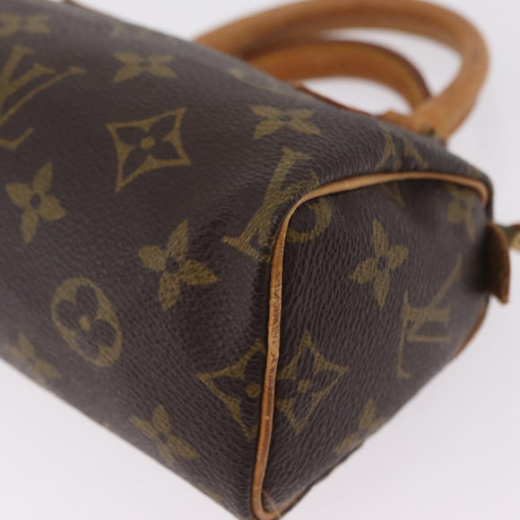 LOUIS VUITTON Monogram Mini Speedy Hand Bag M41534 LV Auth 209679