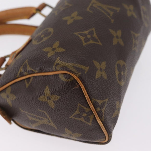 LOUIS VUITTON Monogram Mini Speedy Hand Bag M41534 LV Auth 209679