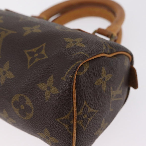 LOUIS VUITTON Monogram Mini Speedy Hand Bag M41534 LV Auth 209679