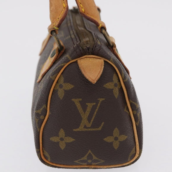 LOUIS VUITTON Monogram Mini Speedy Hand Bag M41534 LV Auth 209679