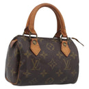 LOUIS VUITTON Monogram Mini Speedy Hand Bag M41534 LV Auth 209680-1