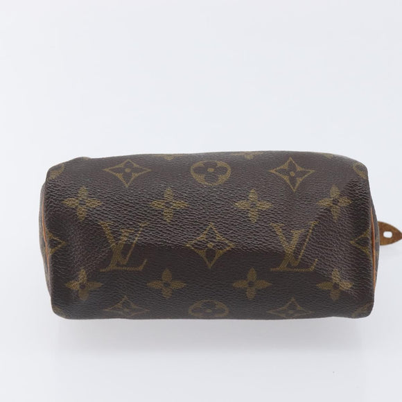 LOUIS VUITTON Monogram Mini Speedy Hand Bag M41534 LV Auth 209680