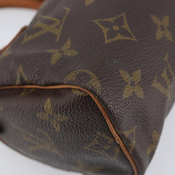 LOUIS VUITTON Monogram Mini Speedy Hand Bag M41534 LV Auth 209680